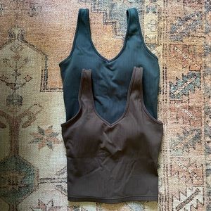 Set of 2 Senita Abby Rib Tanks S